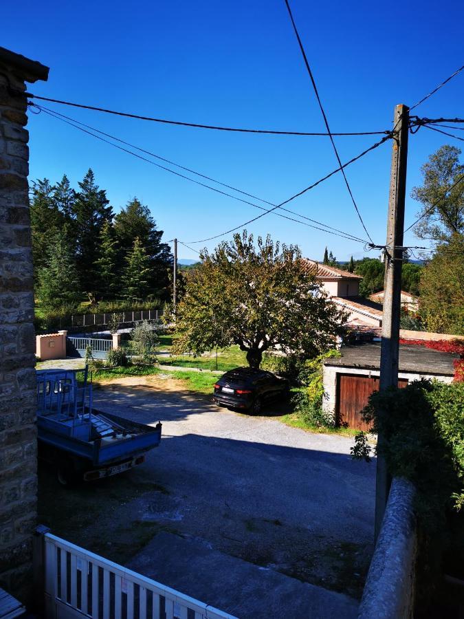 Magnifique gite en pierres 6 personnes avec piscine privee Ardeche plein sud Lablachère Extérieur photo