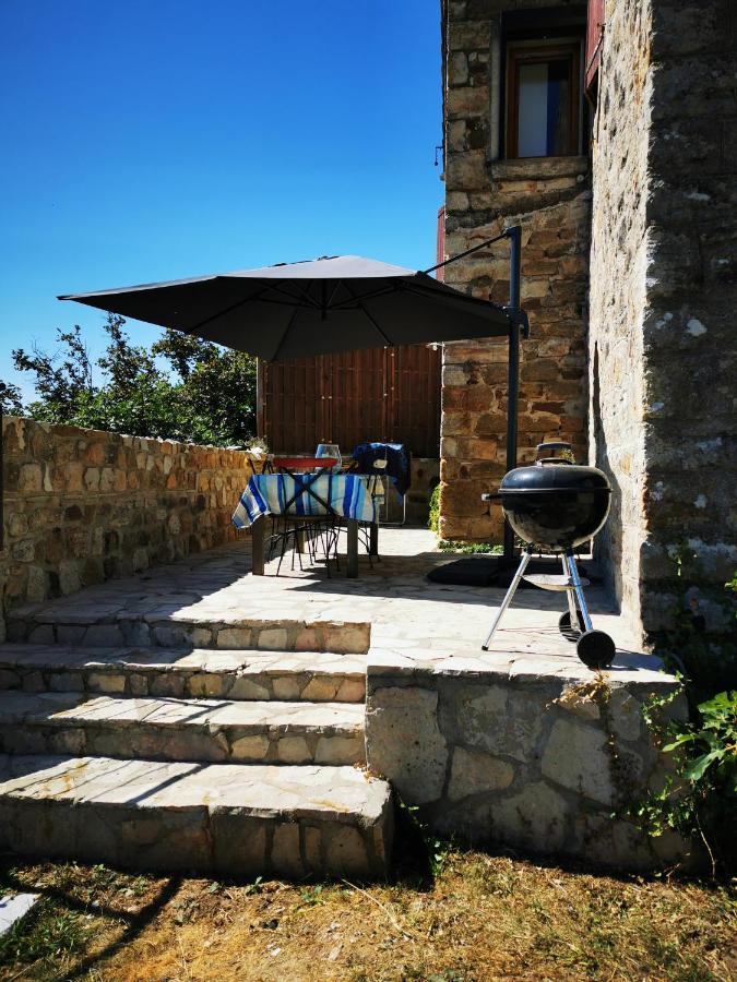 Magnifique gite en pierres 6 personnes avec piscine privee Ardeche plein sud Lablachère Extérieur photo