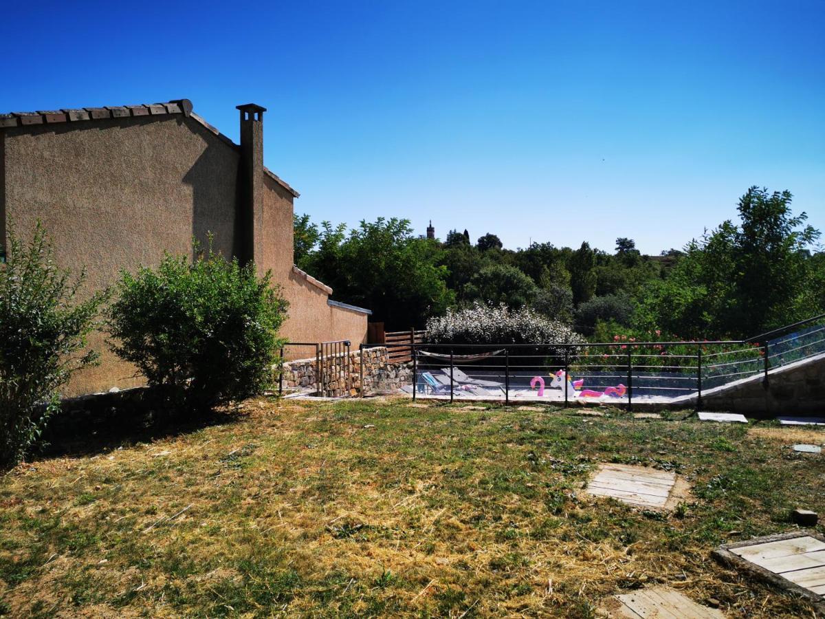Magnifique gite en pierres 6 personnes avec piscine privee Ardeche plein sud Lablachère Extérieur photo